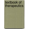 Textbook of Therapeutics by Richard A. Helms