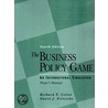 The Business Policy Game by David J. Fritzsche