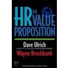 The Hr Value Proposition door Wayne Brockbank