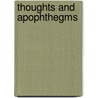 Thoughts and Apophthegms by Richard Whately