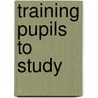 Training Pupils To Study by Harry Bruce Wilson