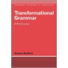 Transformational Grammar door Radford Andrew