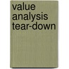 Value Analysis Tear-Down door Yoshihiko Sato