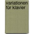Variationen für Klavier
