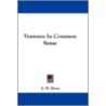 Ventures in Common Sense door Onbekend