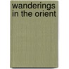 Wanderings in the Orient door Albert Moore Reese