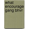 What Encourage Gang Bhvr door Tamara L. Roleff