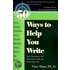 50 Ways To Help You Write