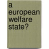 A European Welfare State? door Mark Kleinman