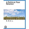 A Political Poor Relation door Onbekend