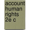 Account Human Rights 2e C door Steven Ratner