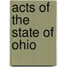 Acts Of The State Of Ohio door Ohio Ohio