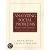 Analyzing Social Problems by David V. Waller