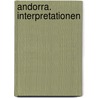 Andorra. Interpretationen by Max Frisch