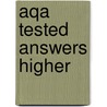 Aqa Tested Answers Higher door Onbekend