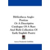 Bibliotheca Anglo-Poetica door Onbekend