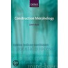 Construction Morphology P door Geert Booij