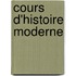 Cours D'Histoire Moderne