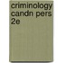 Criminology Candn Pers 2e