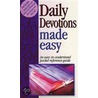Daily Devotions Made Easy by P. Schaff
