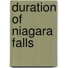 Duration of Niagara Falls door Joseph William Spencer