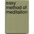 Easy Method of Meditation