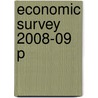 Economic Survey 2008-09 P by India Ministry of Finance