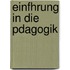 Einfhrung in Die Pdagogik