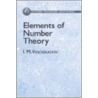 Elements Of Number Theory door I.M. Vinogradov