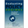 Evaluating Policy Regimes door Ralph C. Bryant
