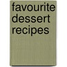 Favourite Dessert Recipes by Helen Allingham