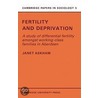 Fertility And Deprivation door Janet Askham