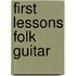 First Lessons Folk Guitar