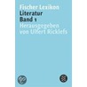 Fischer Lexikon Literatur door Onbekend