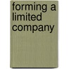 Forming A Limited Company door Patricia Clayton