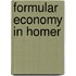 Formular Economy in Homer