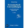 Formularbuch Umwandlungen door Richard L. Engl