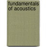 Fundamentals of Acoustics door Thomas Scelo