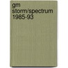 Gm Storm/spectrum 1985-93 door Chilton Book Company
