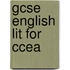 Gcse English Lit For Ccea