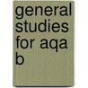 General Studies For Aqa B door Richard Hobson
