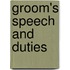 Groom's Speech And Duties