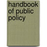 Handbook Of Public Policy by Jon Pierre