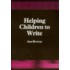 Helping Children To Write