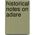 Historical Notes On Adare