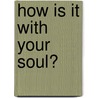 How Is It With Your Soul? door Denise L. Stringer