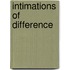 Intimations of Difference