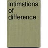 Intimations of Difference door Sheila E. Jelen