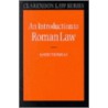 Introduct Roman Law Cls P door Ernest Metzger