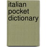Italian Pocket Dictionary door Giuspanio Graglia
